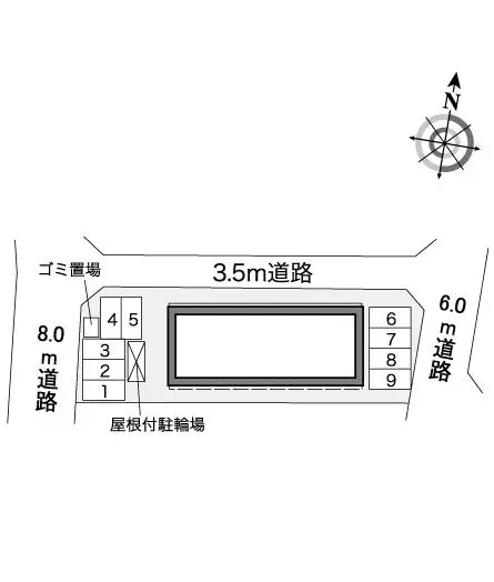 ★手数料０円★清須市新清洲　月極駐車場（LP）